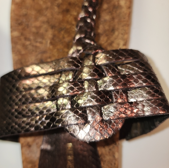 Birky's sandals--lightly used--bronze - Picture 1 of 10